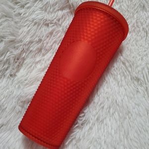 Starbucks Venti Red Studded Cup